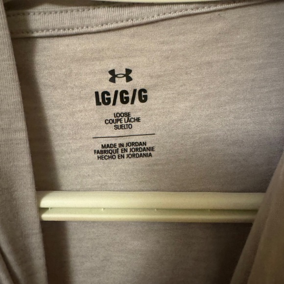 NASA Under Armor long sleeve hoodie large colour aluminum - Picture 5 of 6